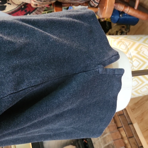 Polo Ralph Lauren Size Large Grey 1/4 Zip Pullover 100% Cotton - Picture 5 of 16